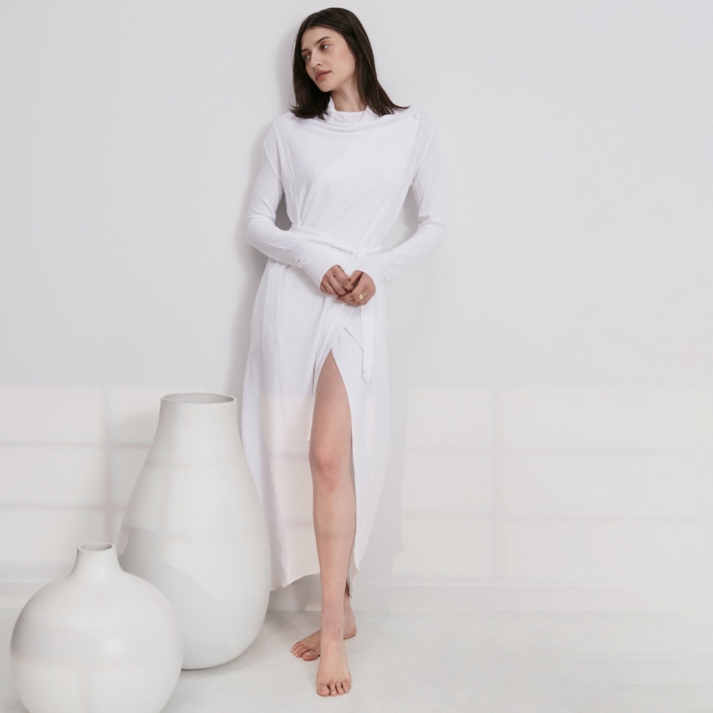 Lunya THE ROBE NWOT Grey